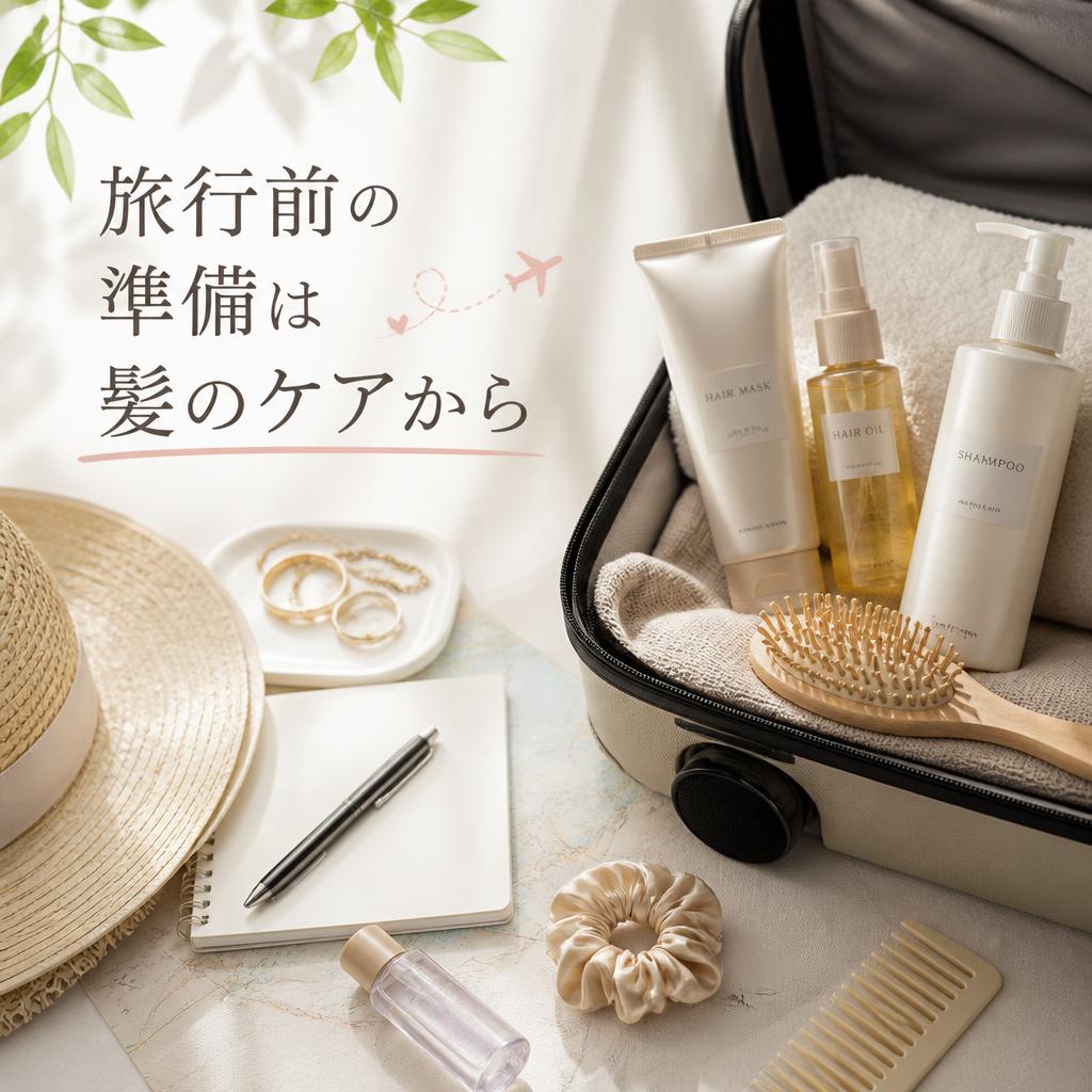 旅行前の準備は髪のケアから