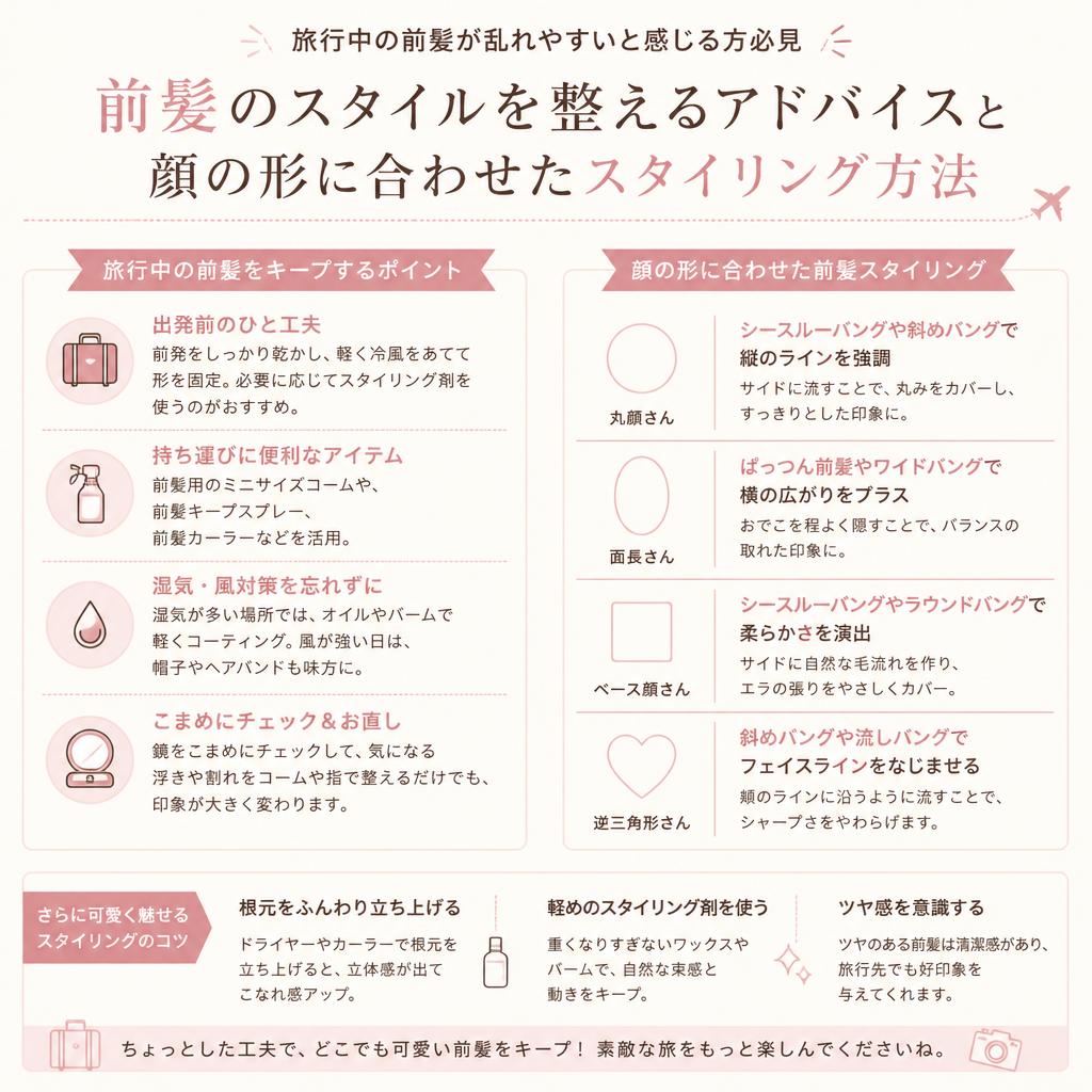 前髪スタイルのポイント
