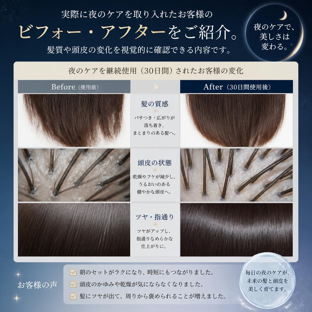 お客様のビフォー・アフター