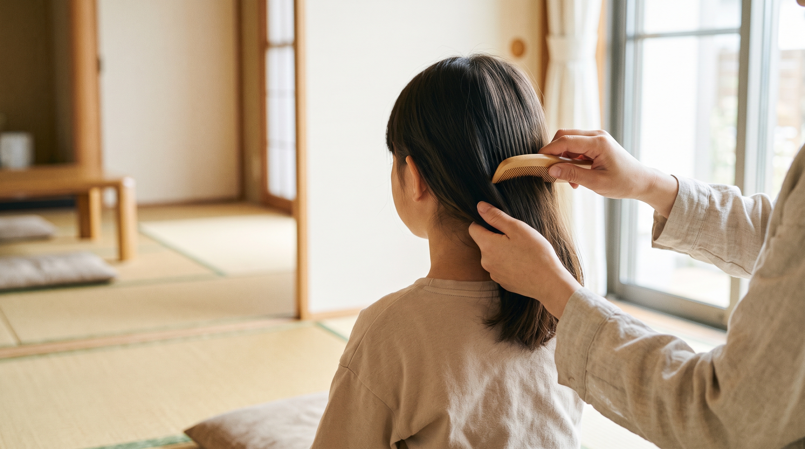 お子様の髪質ケア、今から始めよう！