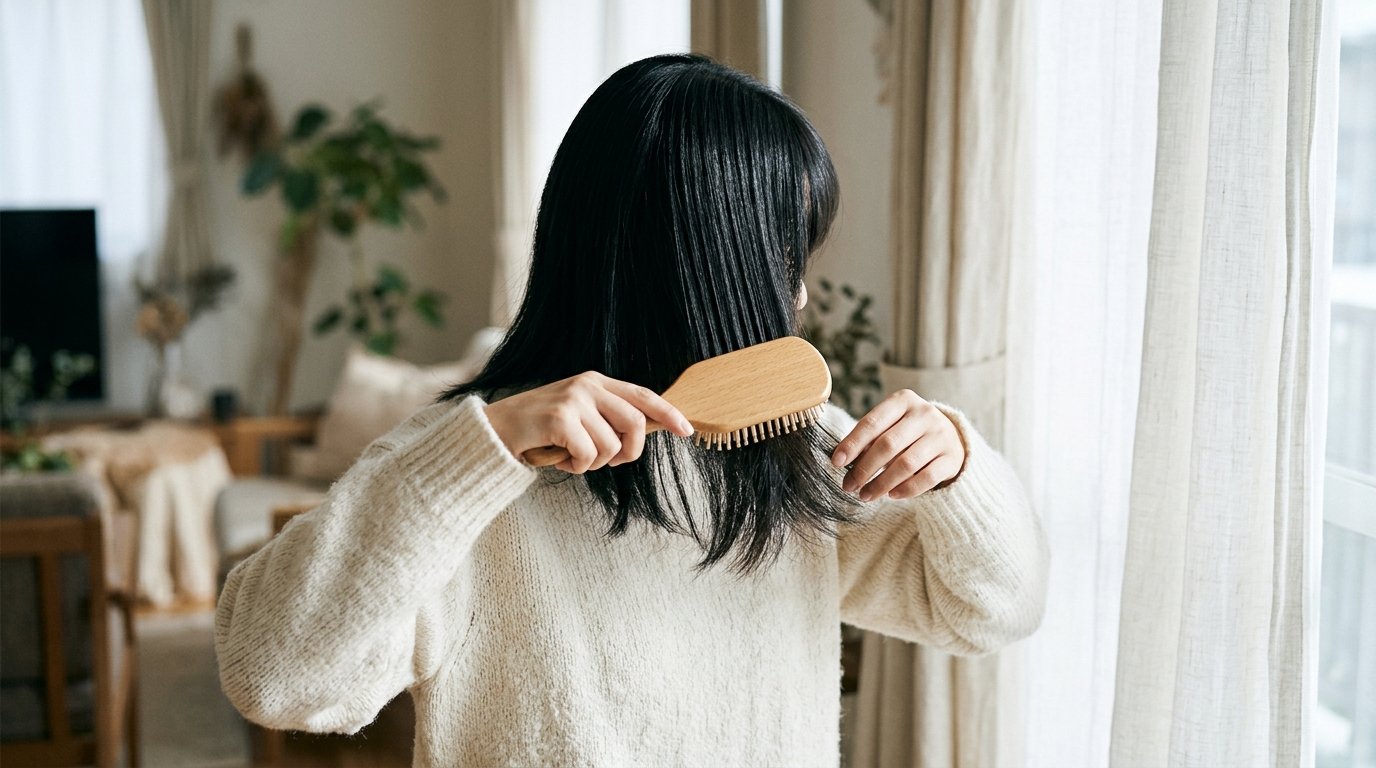 冬の毛先の絡まりとブラッシング｜アルタイム｜福井市の美容室 vanfamily四ツ居店