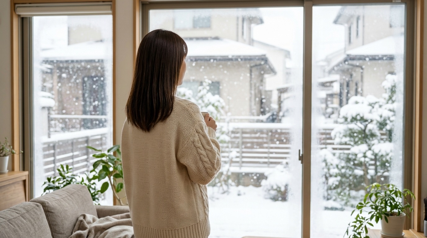 雨や雪の日の髪の広がりと乾かす前のひと手間｜SQUTE01｜福井市の美容室 vanfamily四ツ居店