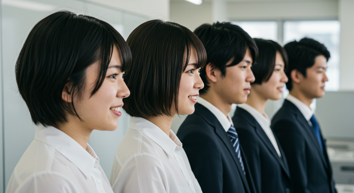 新生活に向けたリクルートカット｜van family四ツ居店