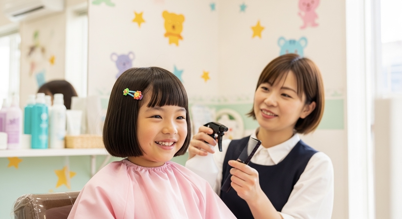 お子様の笑顔を育む、特別なカット体験