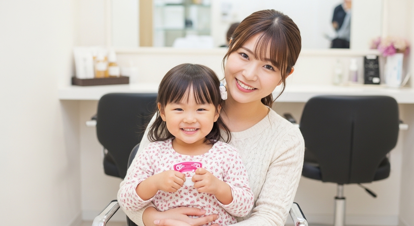 短時間でかわいく変身！キッズカットの新しいスタイル