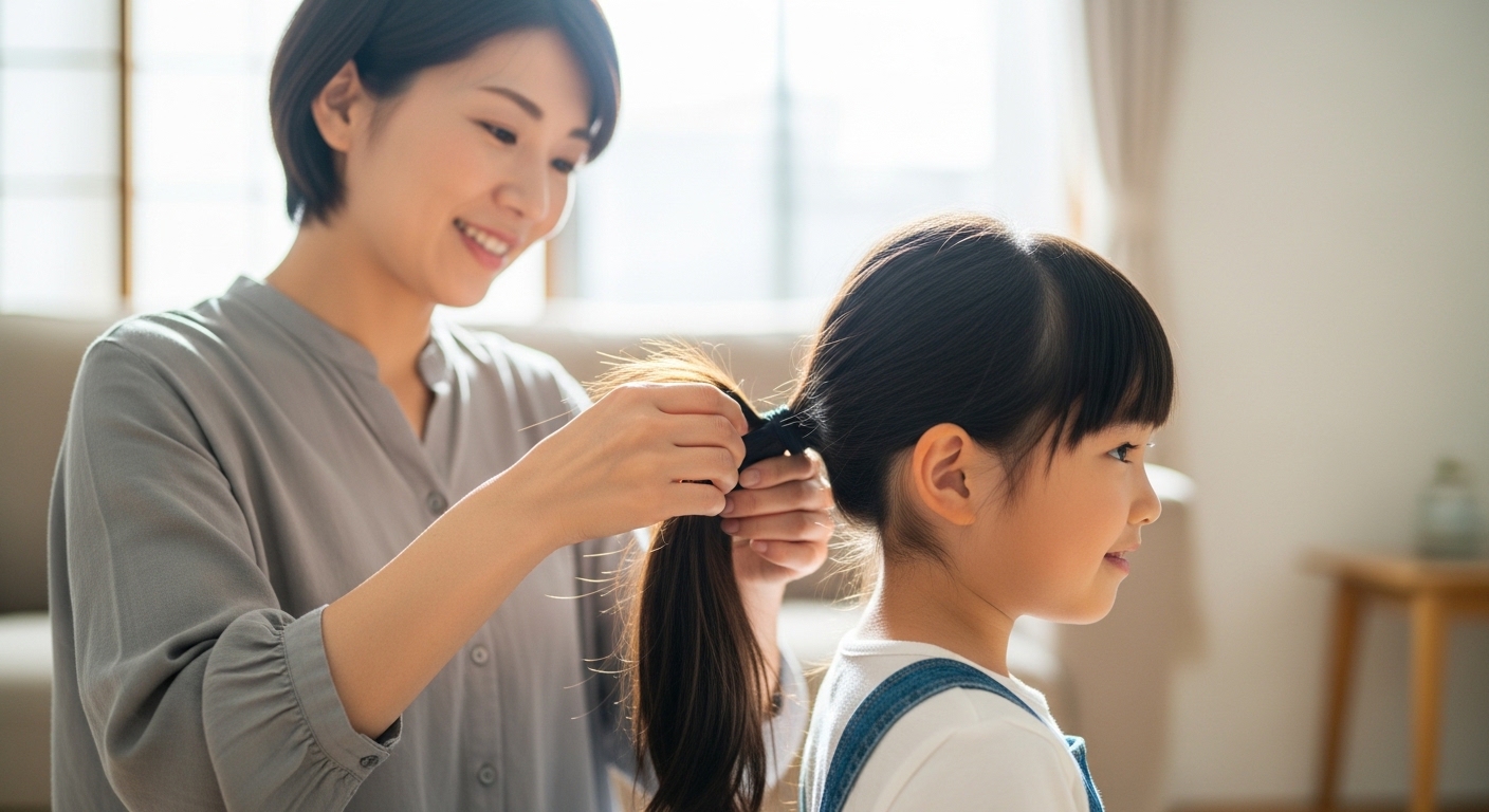 親子で楽しむ、広がり対策と髪質改善の秘密