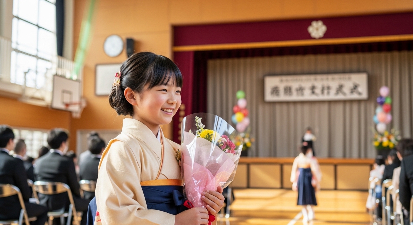 卒園式の特別な瞬間を、ママの着物スタイルで彩ろう