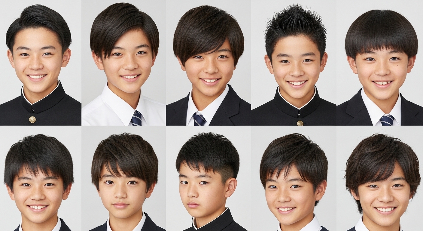 男子中学生のための理想的な髪質改善法！