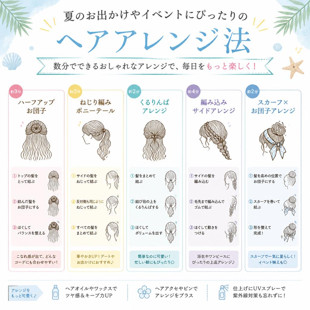 簡単！キッズヘアアレンジ
