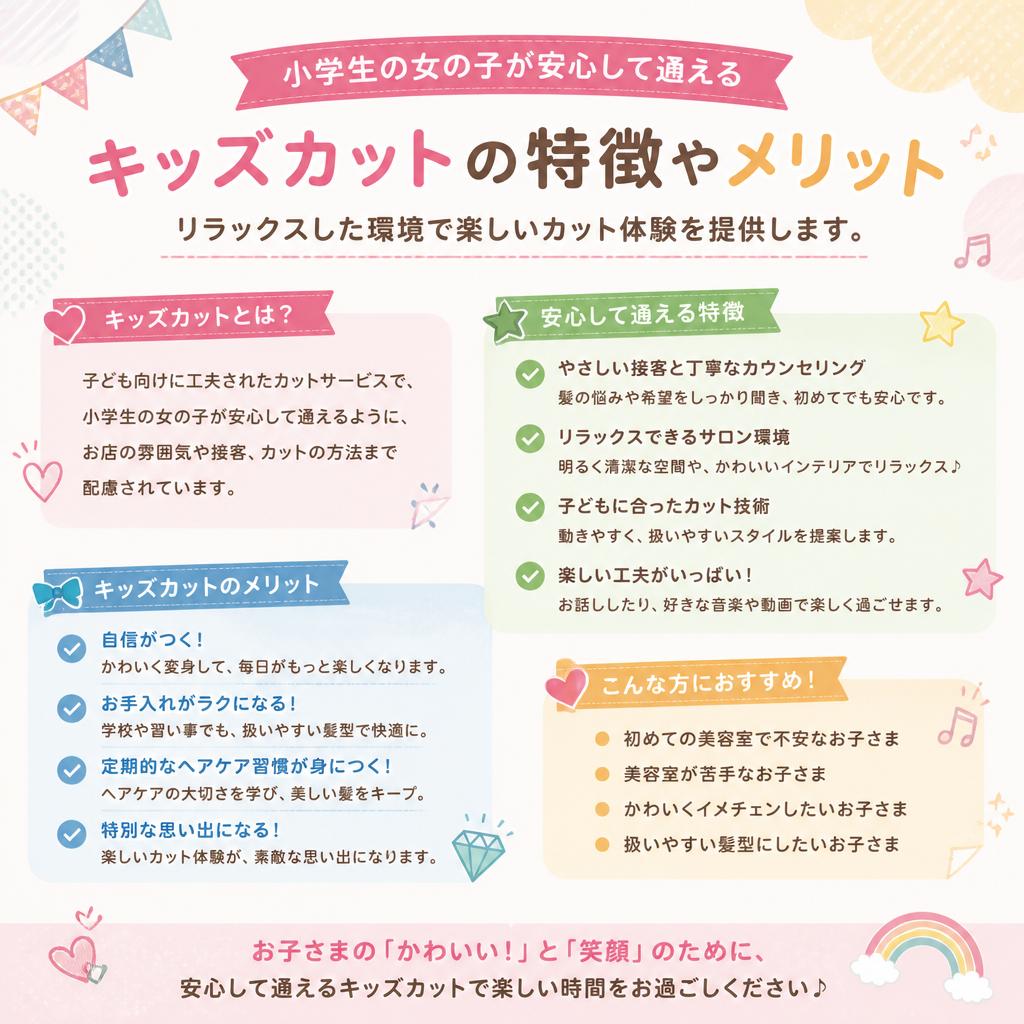 キッズカットの魅力とメリット