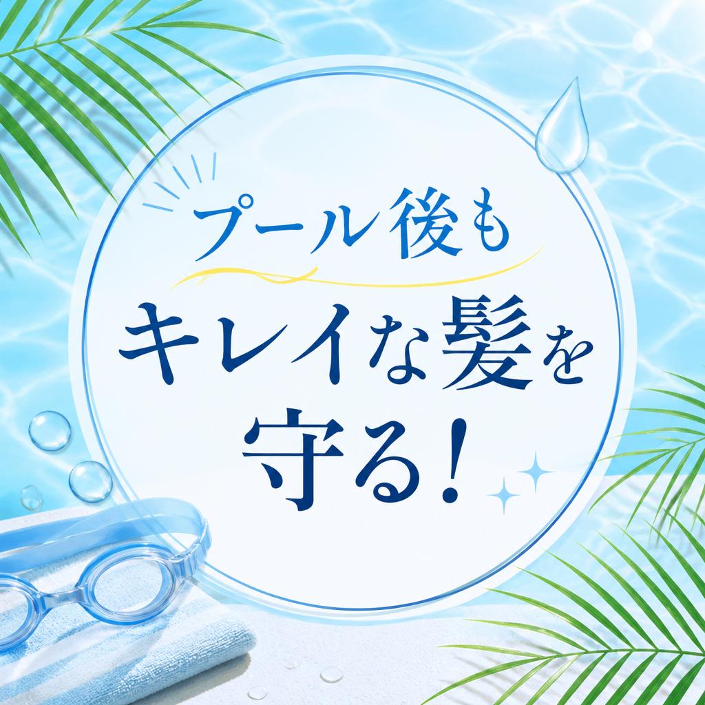 プール後もキレイな髪を守る！