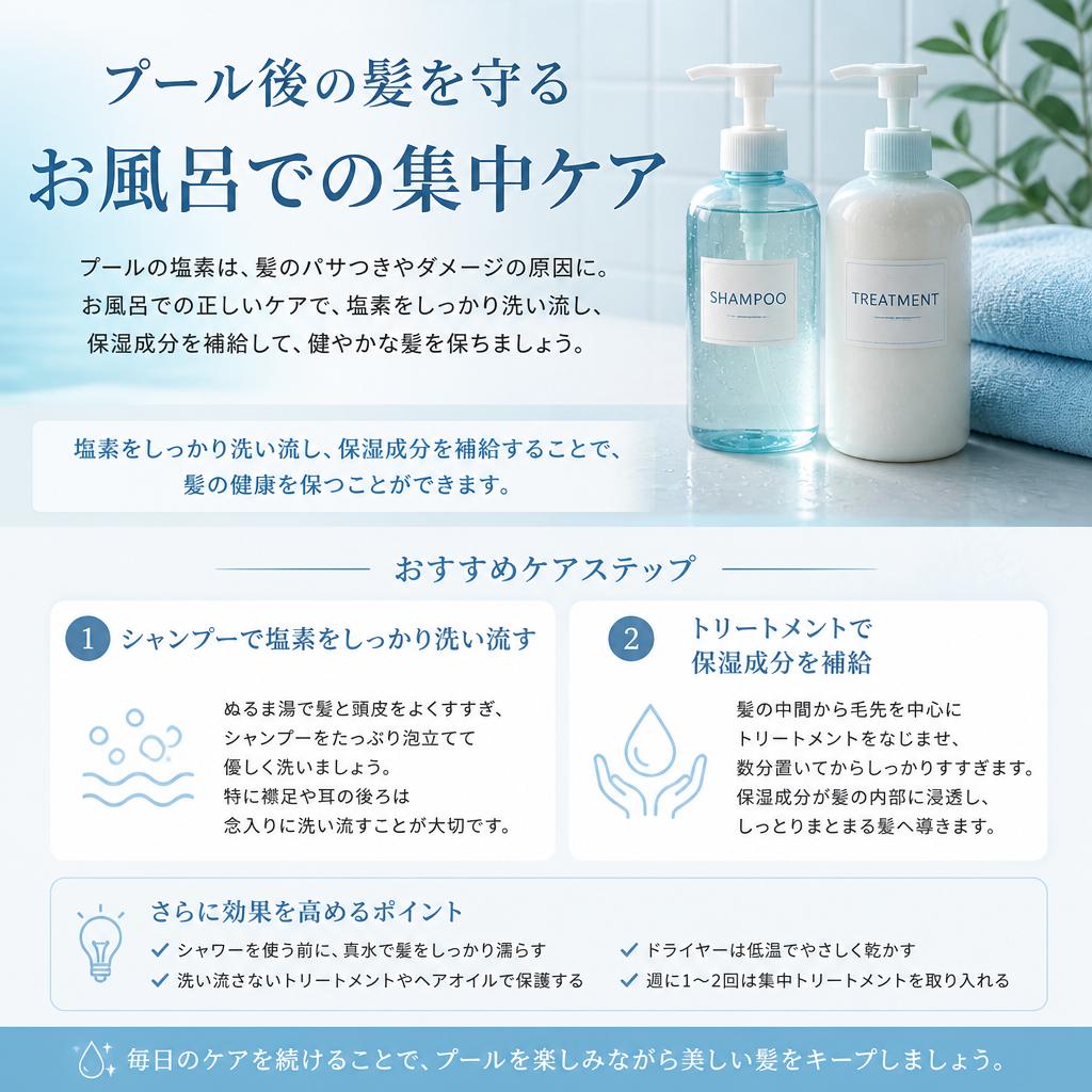 髪に優しいケア方法