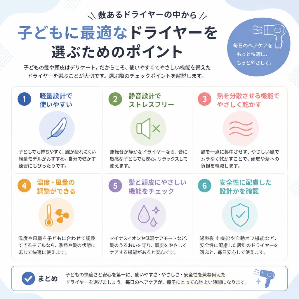 ドライヤー選びのポイント