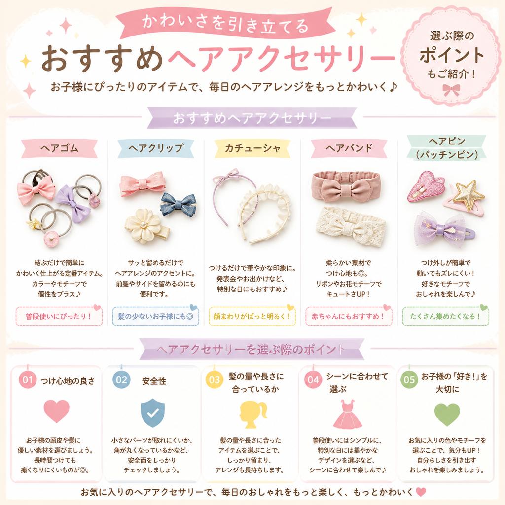 おすすめのヘアアクセサリー