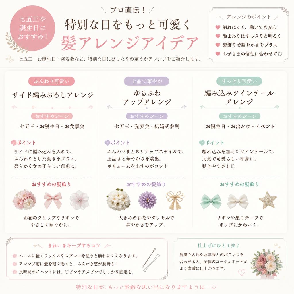 特別な日のためのアレンジアイデア