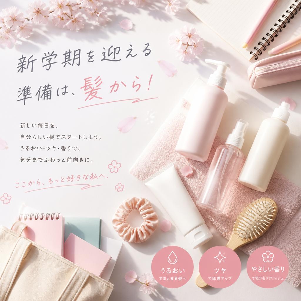新学期を迎える準備は、髪から！