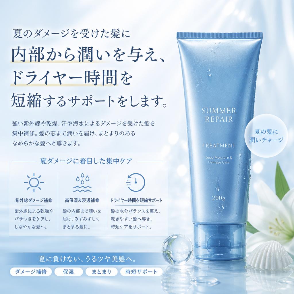髪質改善トリートメントのすすめ